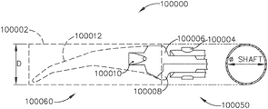 Representative patent drawing for Surgical dissectors and manufacturing techniques (US 10959744)