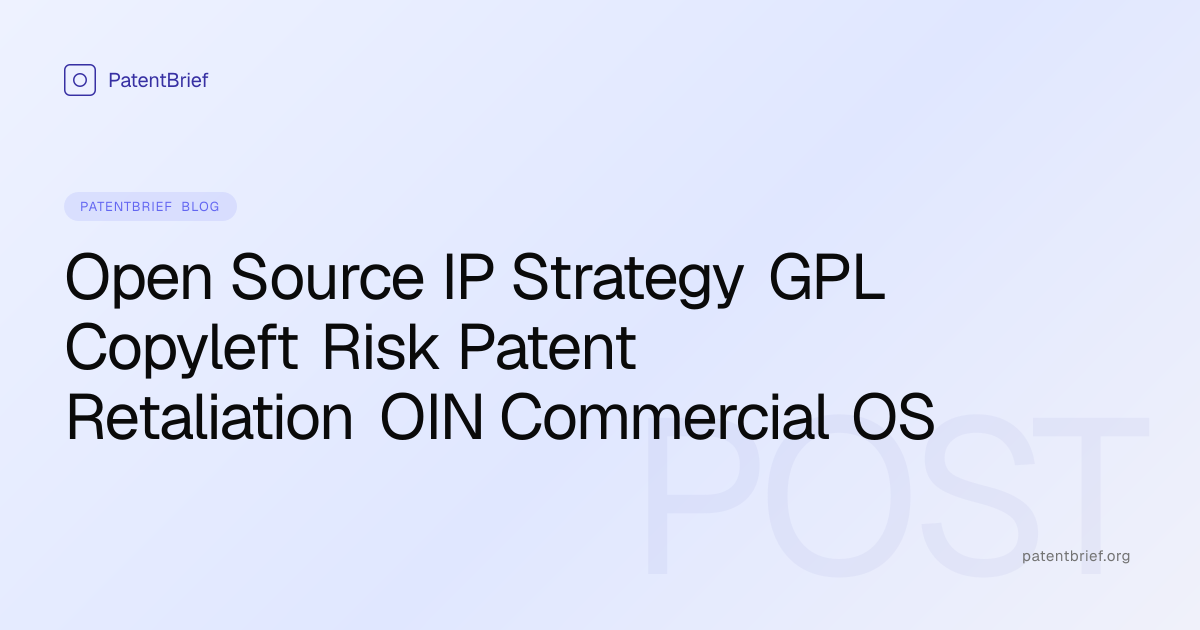 Open Source IP Strategy — GPL Copyleft Risk, Patent Retaliation Clauses ...